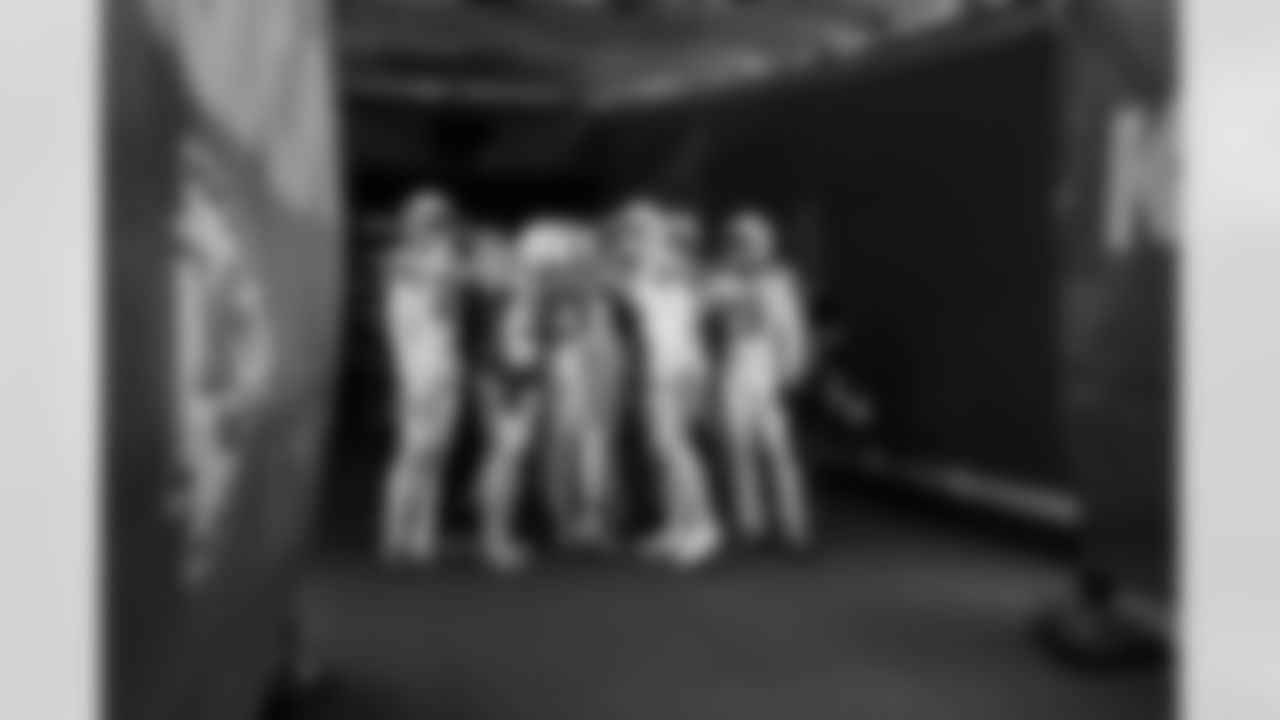 S Rodney Thomas II #25, CB Chris Lammons #38, CB Kenny Moore II #23, S Camryn Bynum #0 and CB Mekhi Blackmon #29