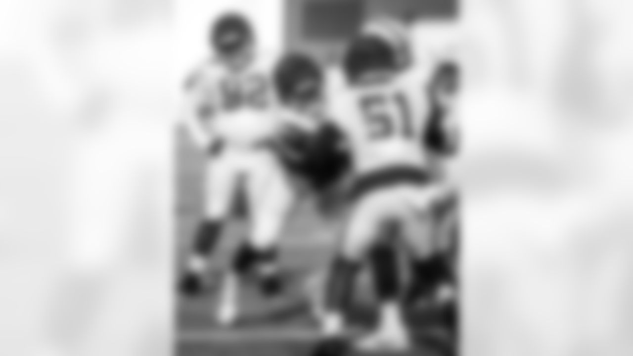 DT Neville Gallimore #92, DE Tanoh Kpassagnon #96, DE Kwity Paye #51 and Matt Raich Sr. Assistant - Defensive Line