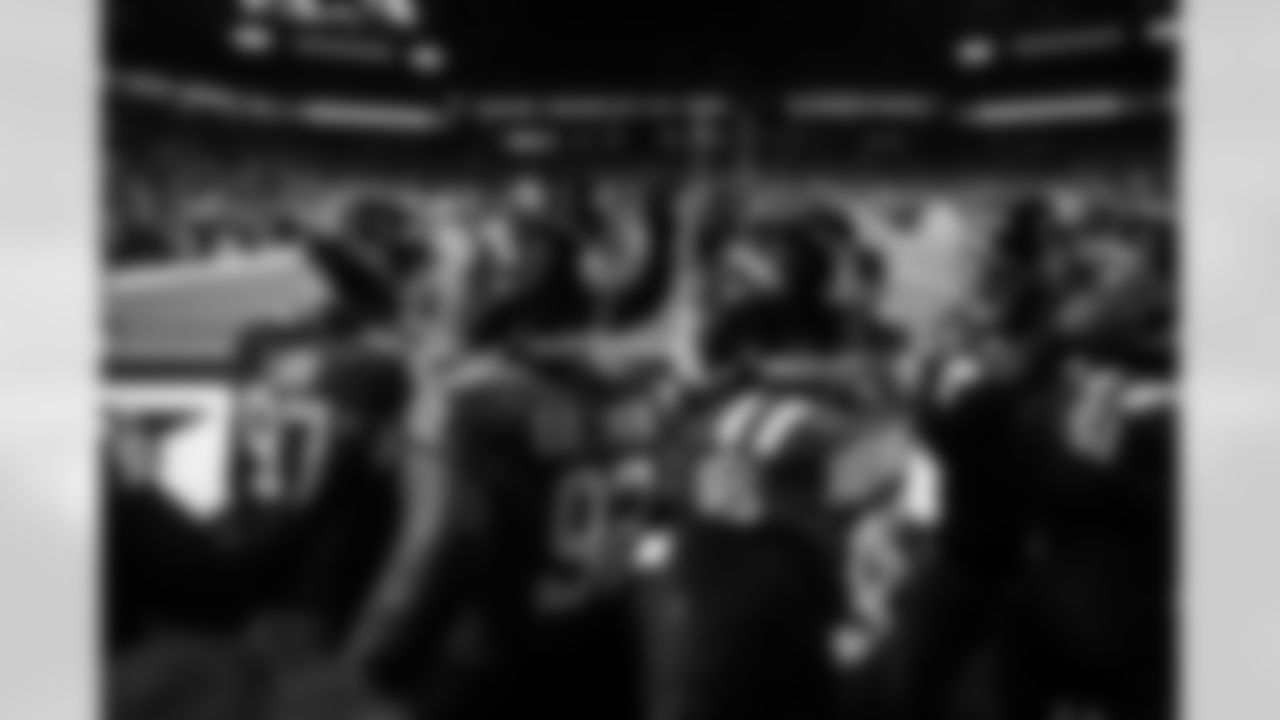 DE Laiatu Latu #97, DT Neville Gallimore #92, DT Adetomiwa Adebawore #95, DT Eric Johnson II #98 and DE Kwity Paye #51