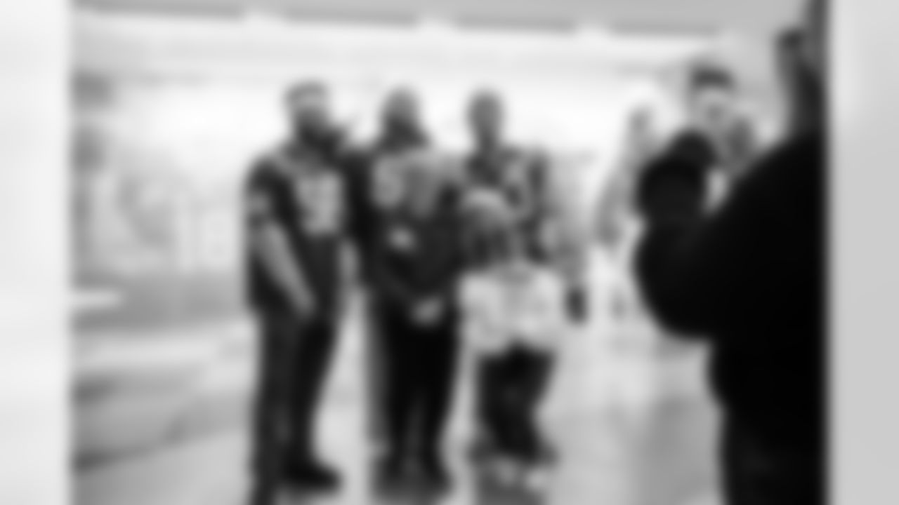 LB Austin Ajiake #58, DE Viliami Fehoko Jr. #96 and WR Eli Pancol #83