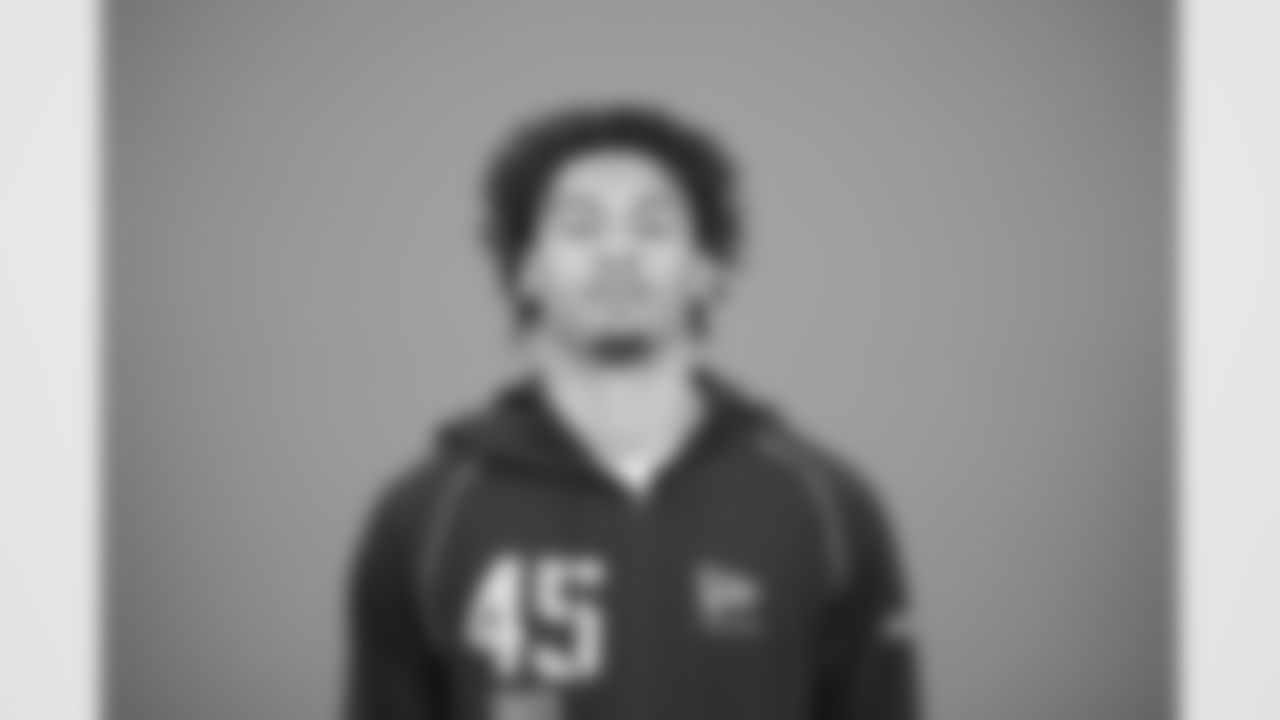 Clemson wide receiver Antonio Williams (45) poses for a portrait at the NFL football scouting combine in Indianapolis, Wednesday, Feb. 25, 2026 (AJ Mast/AP Content Services for the NFL)