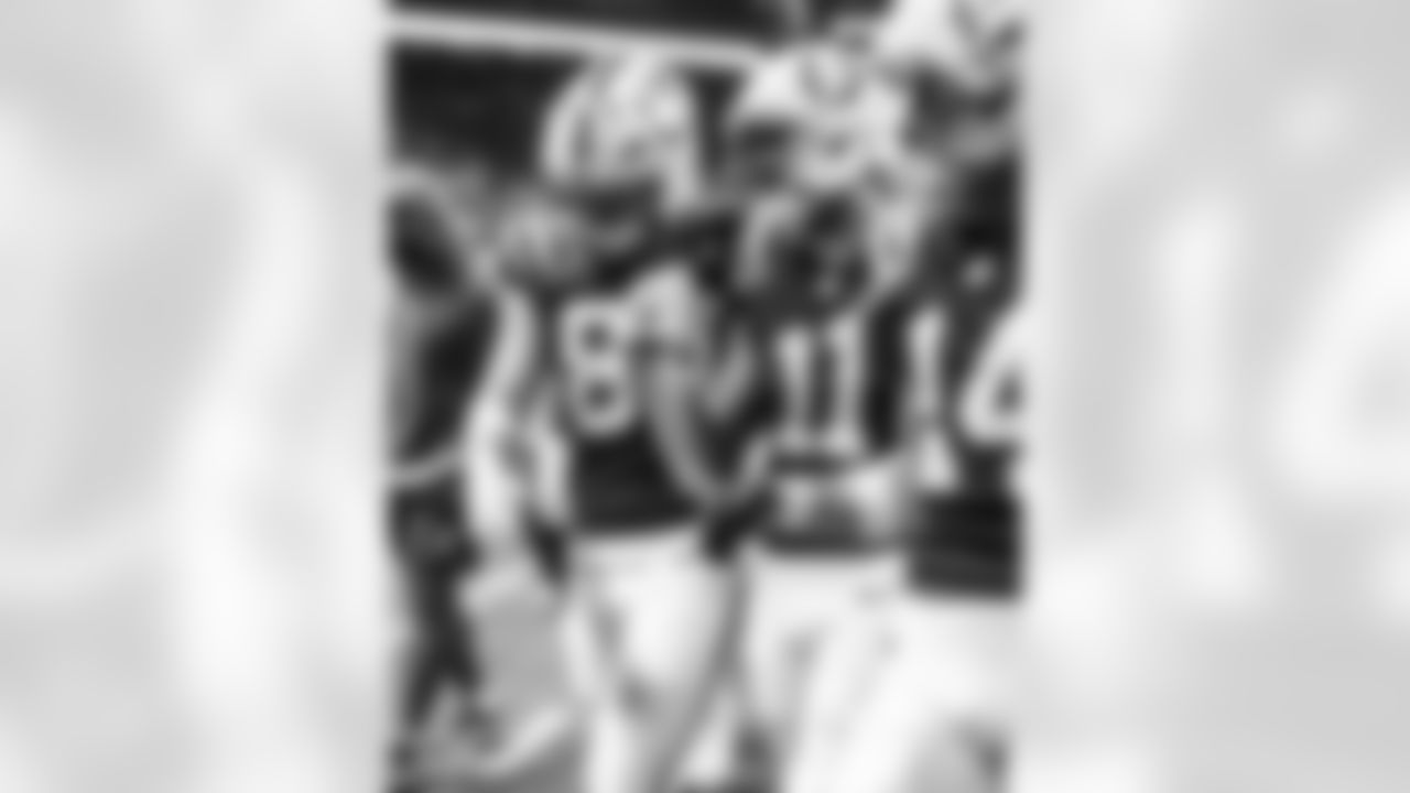 TE Tyler Warren #84, WR Michael Pittman Jr. #11 and WR Alec Pierce #14