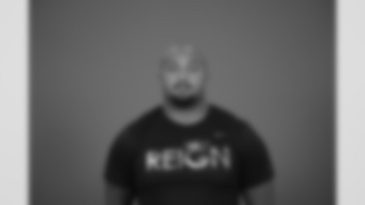 Kentucky defensive lineman David Gusta (12) poses for a portrait at the NFL football scouting combine in Indianapolis, Tuesday, Feb. 24, 2026 (AJ Mast/AP Content Services for the NFL)