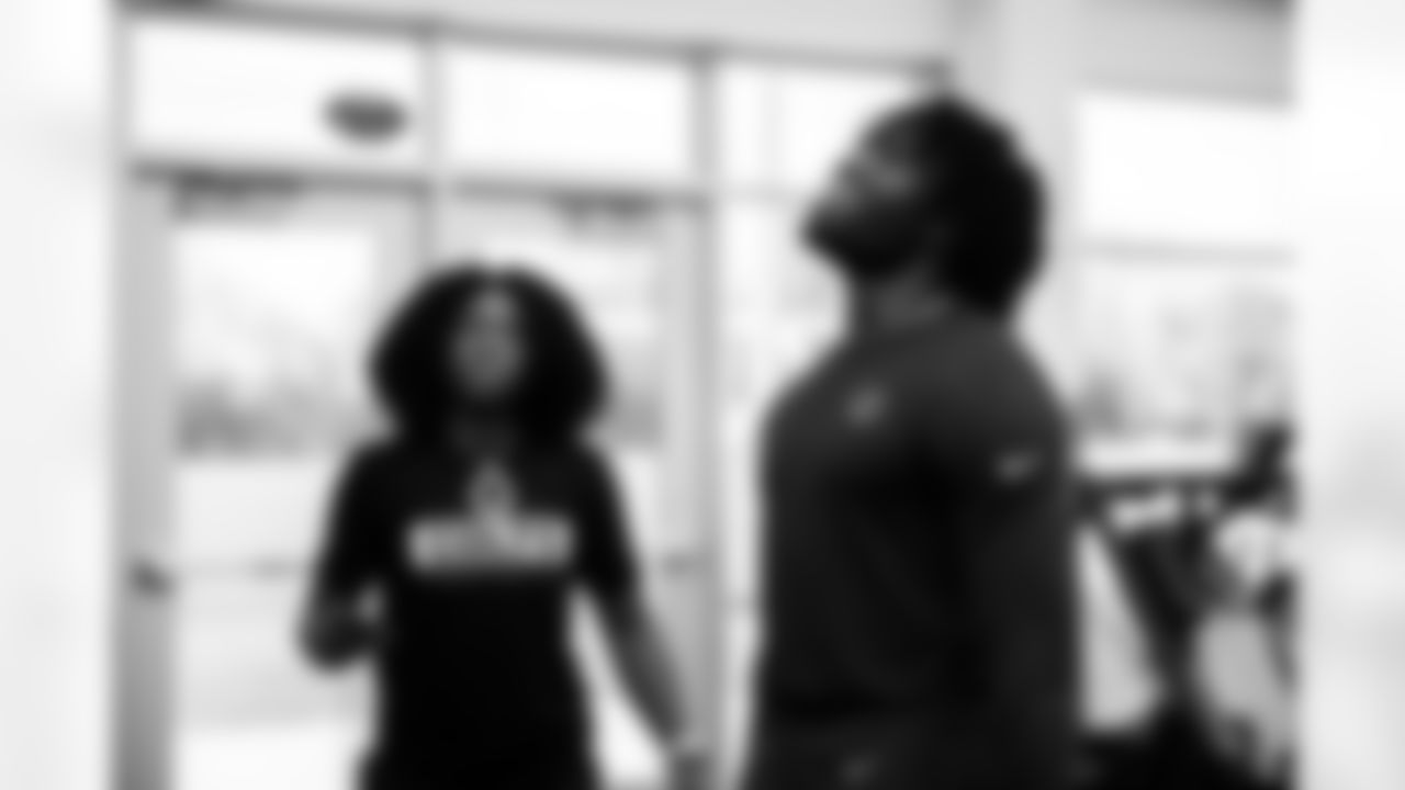 Mariah Pearson Strength and Conditioning and CB Kenny Moore II #23