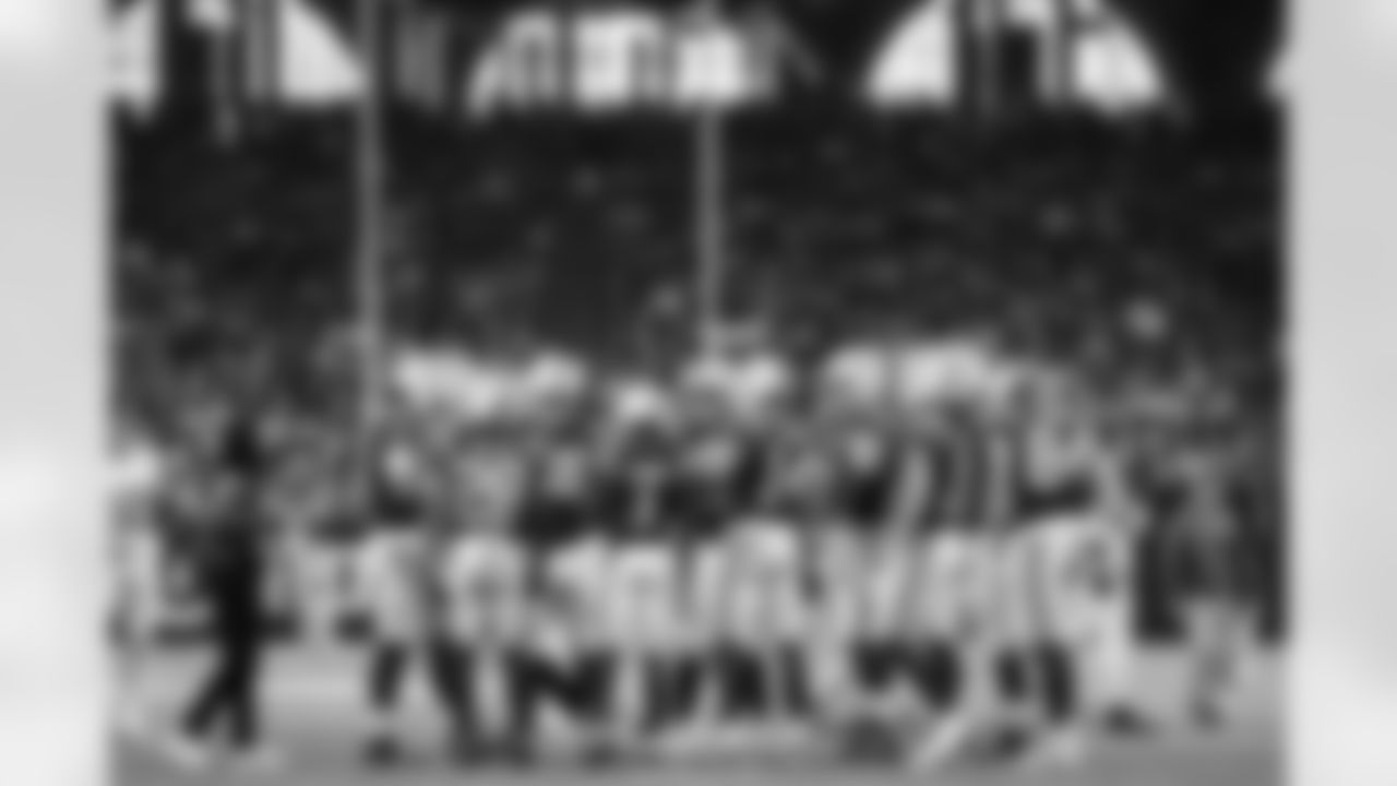 QB Daniel Jones #17, RB Jonathan Taylor #28, G Quenton Nelson #56, WR Josh Downs #1, G Tanor Bortolini #60, WR Alec Pierce #14, G Matt Goncalves #71, WR Michael Pittman Jr. #11 and TE Tyler Warren #84