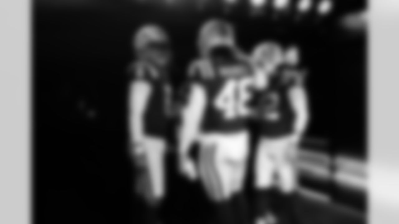 P Rigoberto Sanchez #8, LS Luke Rhodes #46 and K Michael Badgley #12