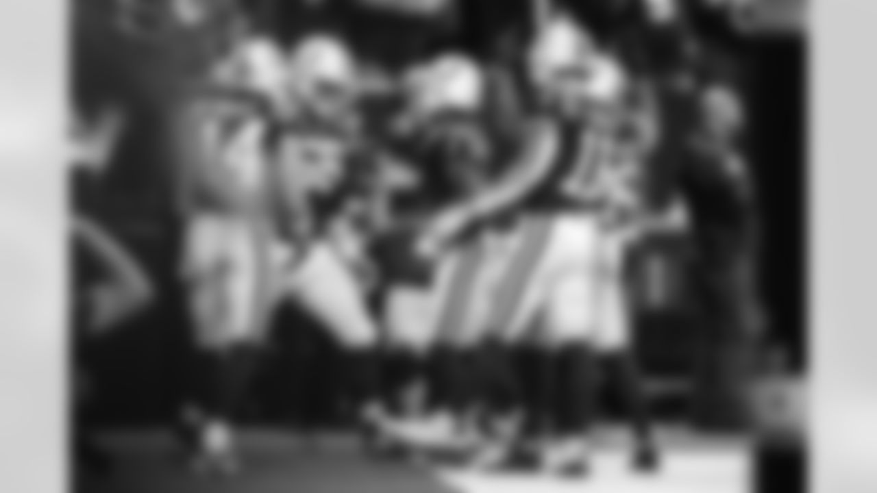 WR Alec Pierce #14, G Quenton Nelson #56, WR Josh Downs #1, WR Michael Pittman Jr. #11 and RB Jonathan Taylor #28