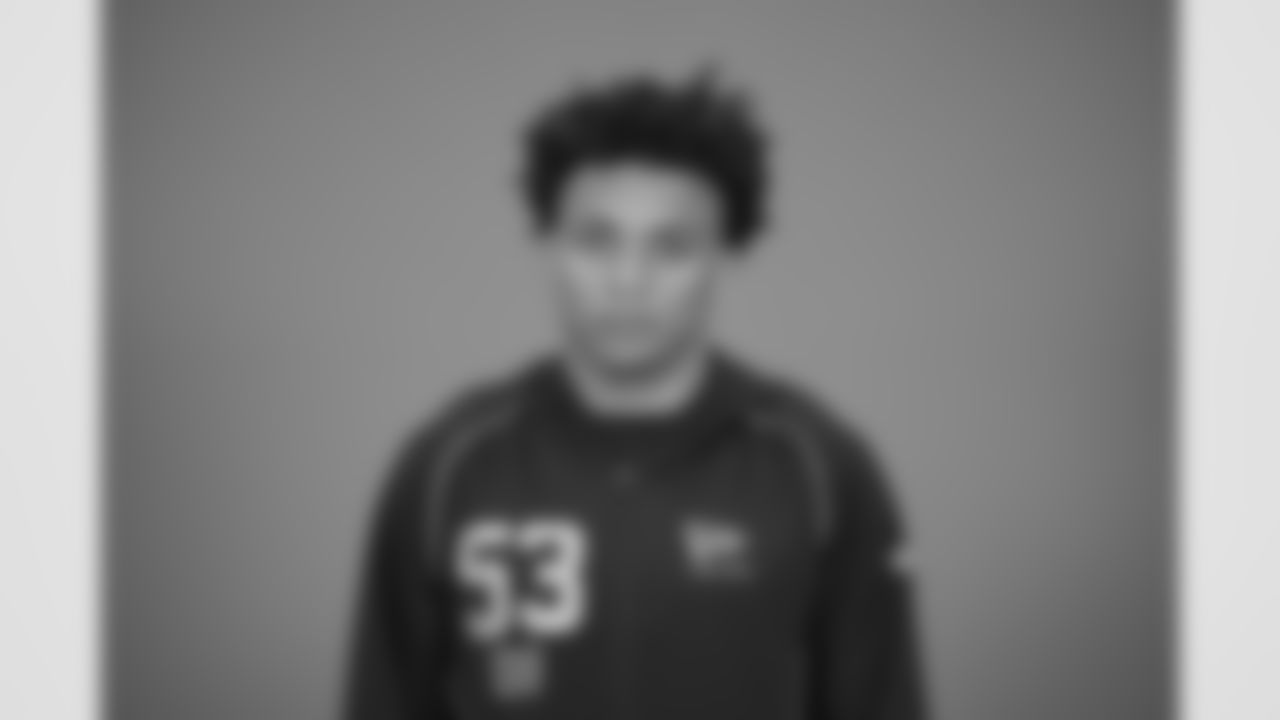 Miami defensive back Jakobe Thomas (53) poses for a portrait at the NFL football scouting combine in Indianapolis, Wednesday, Feb. 25, 2026 (AJ Mast/AP Content Services for the NFL)