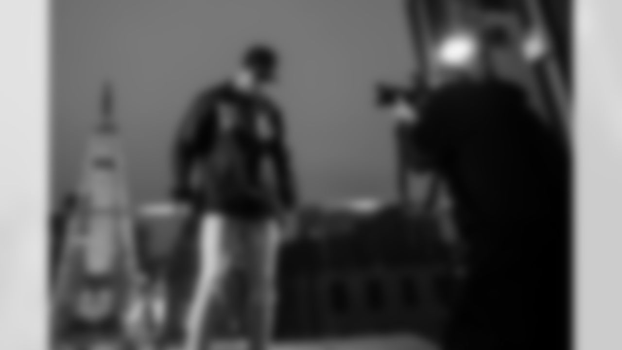 CB Jaylon Jones #40 and Matt Bowen - Creative Director of Photographic Services