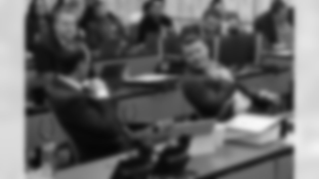 Shane Steichen Head Coach, Matt Terpening Assistant Director of College Scouting, Chris Ballard General Manager
An inside look at the Colts staff inside the War Room during round one of the 2023 NFL Draft.
