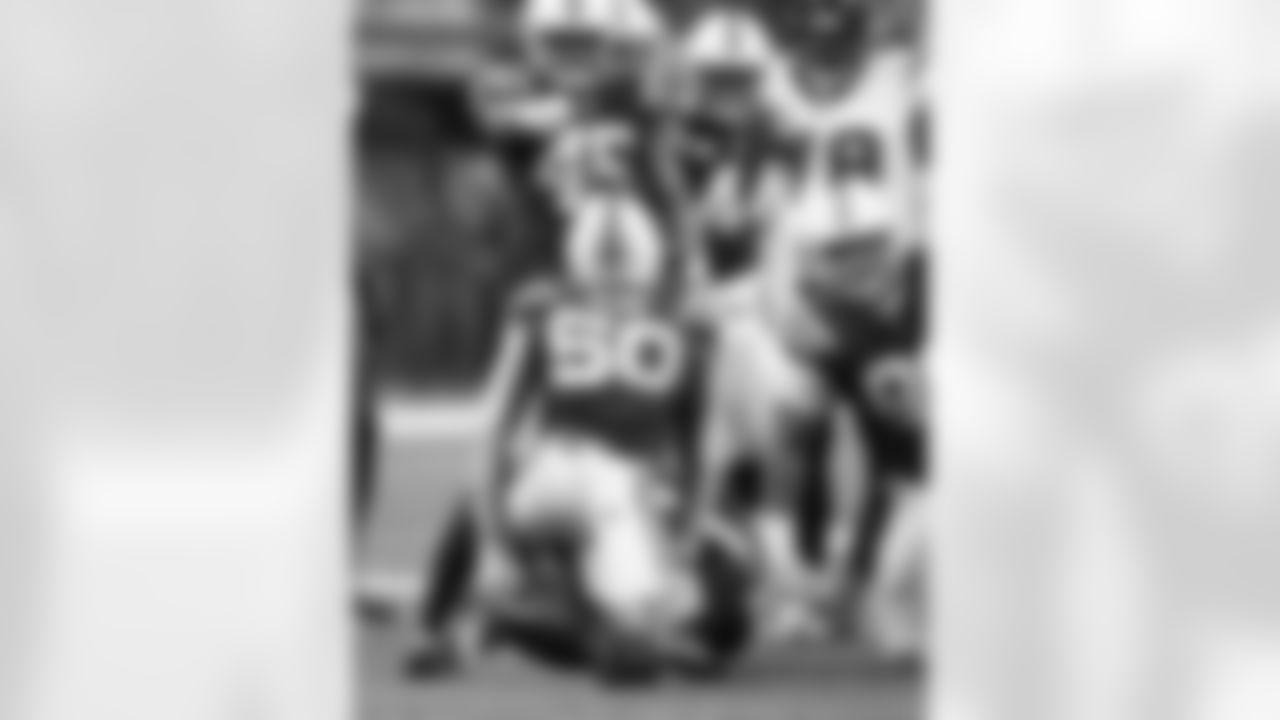 50 LB Segun Olubi, 45 LB E.J. Speed, 90 DT Grover Stewart