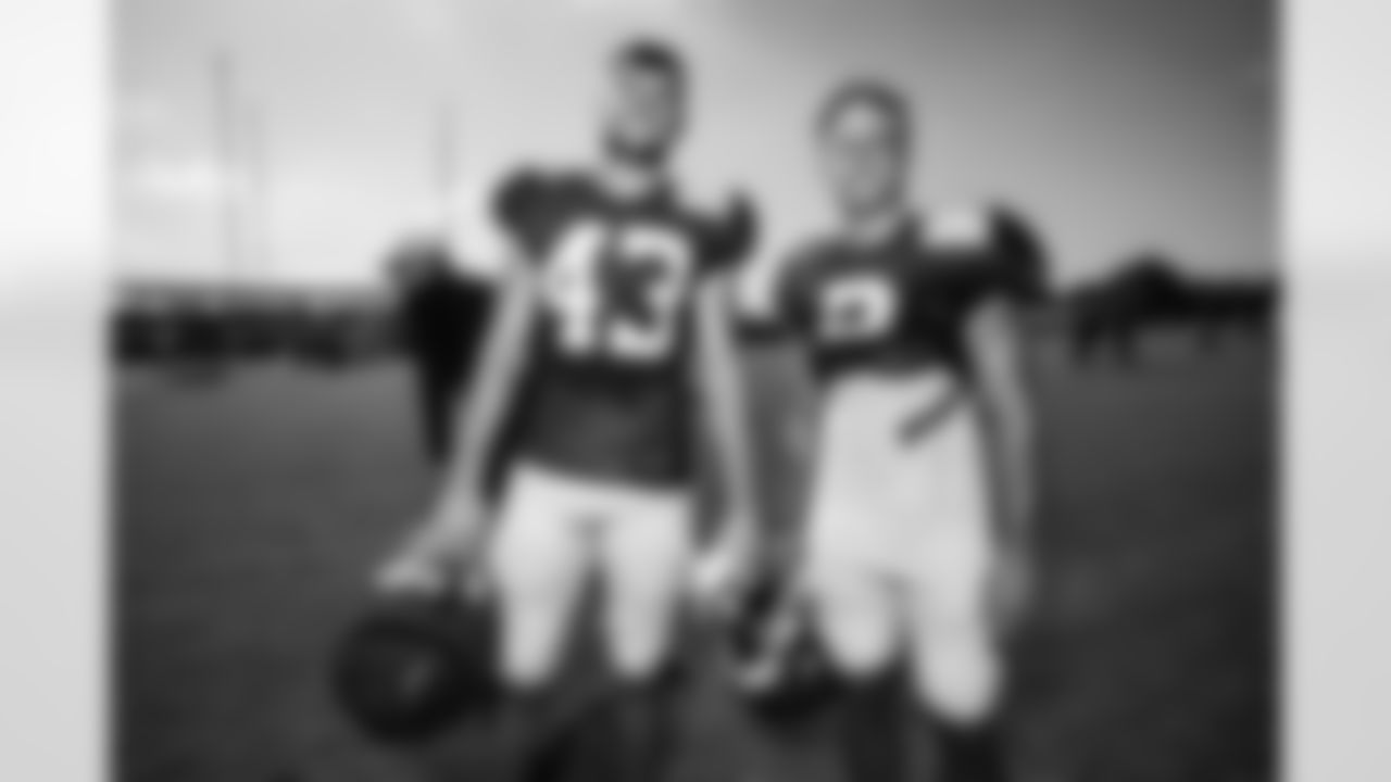 WR Tyler Kahmann #43 and WR Coleman Owen #3