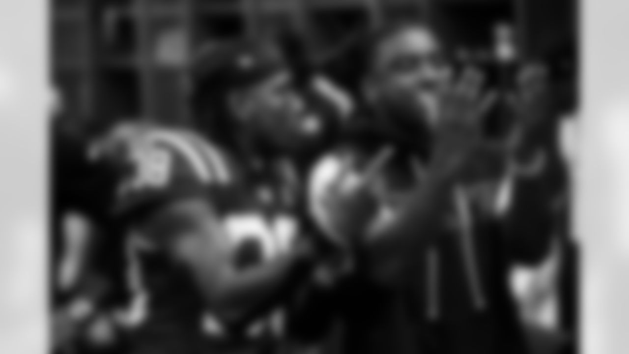 CB Chris Lammons #38 and RB Tyler Goodson #31