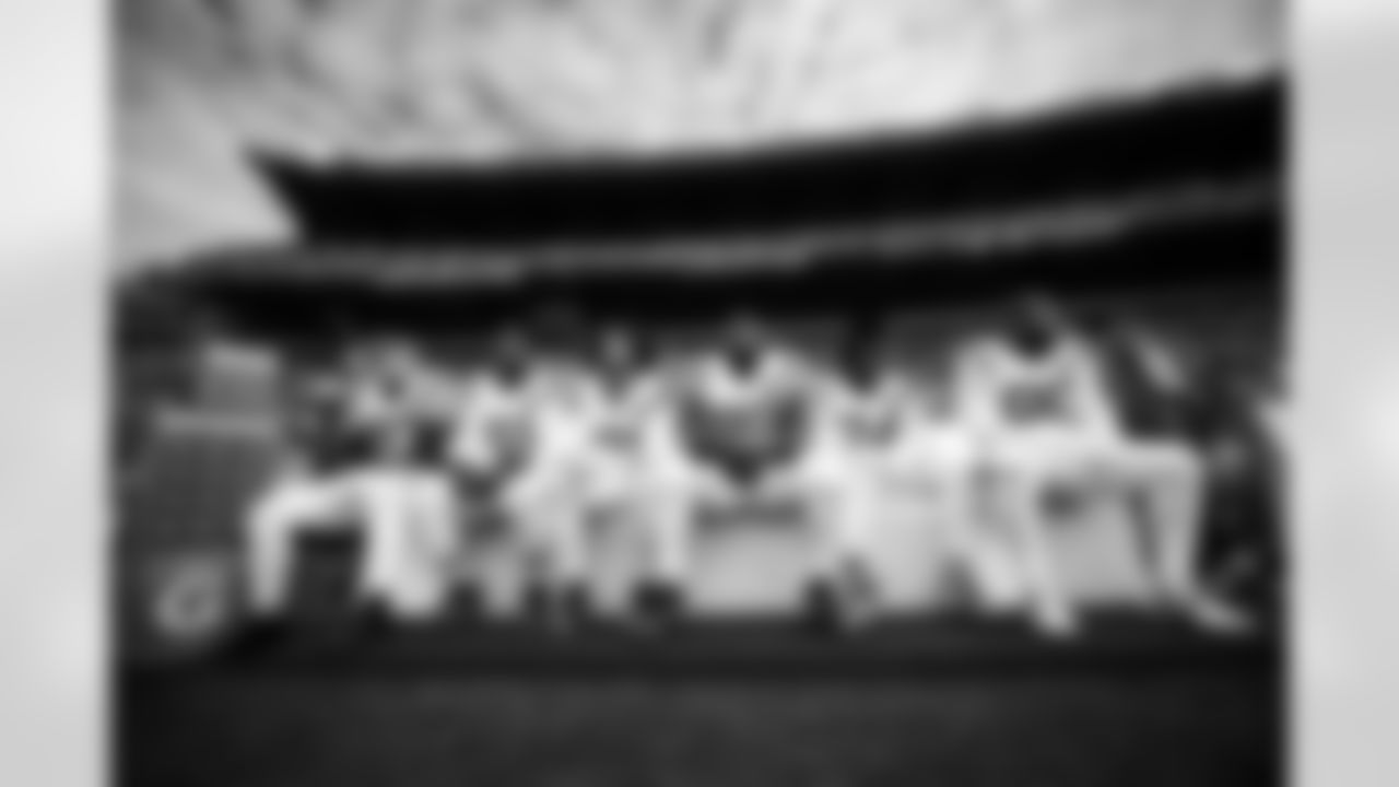 DE Laiatu Latu #97, DE Kwity Paye #51, DE JT Tuimoloau #91, DT Neville Gallimore #92, DE Durell Nchami #74 and DT Adetomiwa Adebawore #95