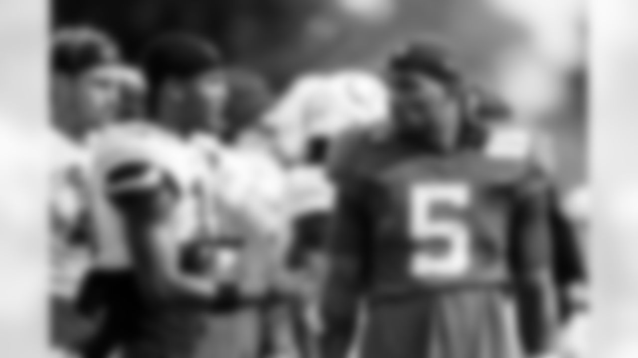 WR Alec Pierce #14, WR Adonai Mitchell #10 and QB Anthony Richardson #5