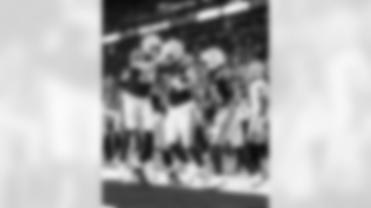 TE Will Mallory #86, TE Tyler Warren #84 and WR Ashton Dulin #16