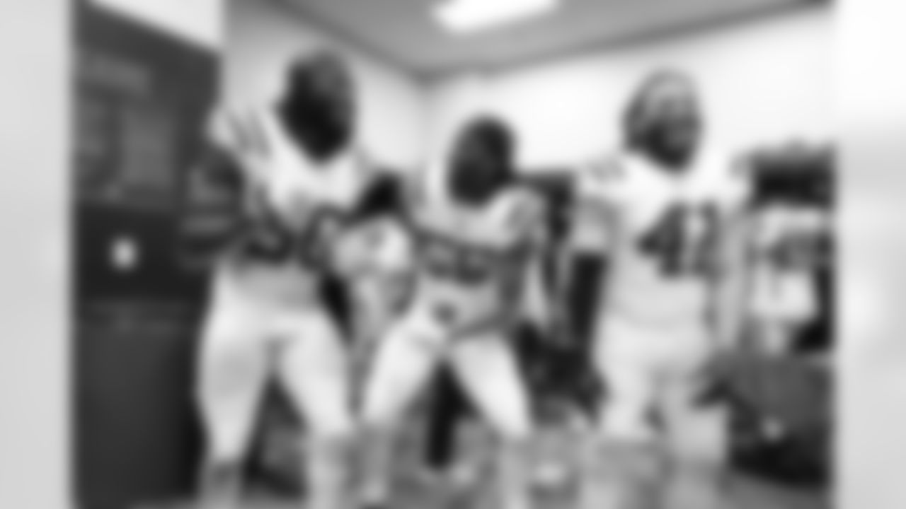 50 LB Segun Olubi, 55 DE Isaiah Land, 41 LB Grant Stuard