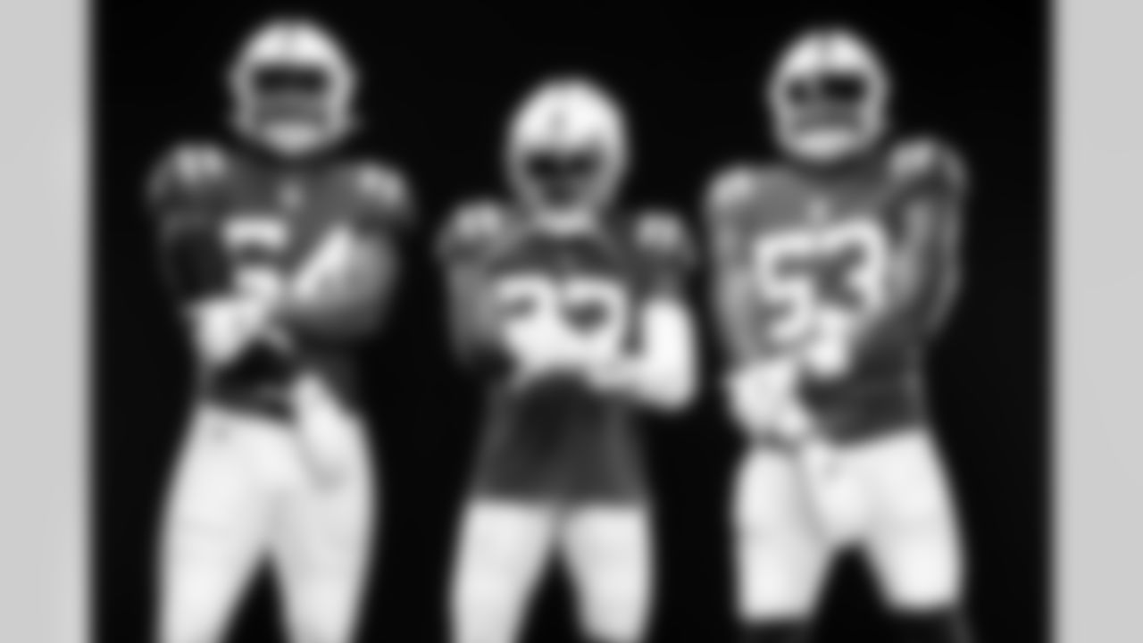 54 LB Anthony Walker, #23 CB Kenny Moore II, #53 LB Darius Leonard
