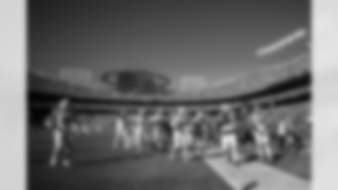 DT Grover Stewart #90, LB Segun Olubi #50, S Camryn Bynum #0, CB Chris Lammons #38, DE Laiatu Latu #97, LB Zaire Franklin #44 and LB Austin Ajiake #58