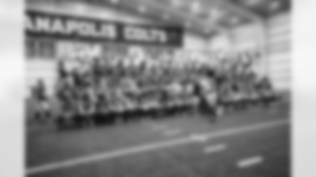 RB Khalil Herbert #26, CB Justin Walley #27, TE Sean McKeon #49, RB Jonathan Taylor #28, WR Coleman Owen #3, CB Charvarius Ward #7, S Hunter Wohler #30, LB Jacob Philips #54, S Daniel Scott #32, WR Anthony Gould #6, G Quenton Nelson #56, CB David Long Jr. #34, P Rigoberto Sanchez #8, LB Jaylon Carlies #57, WR Landon Parker #8, LB Cameron McGrone #59, WR Ajou Ajou #9, QB Anthony Richardson #5, WR Blayne Taylor #4 and LS Luke Rhodes #46
