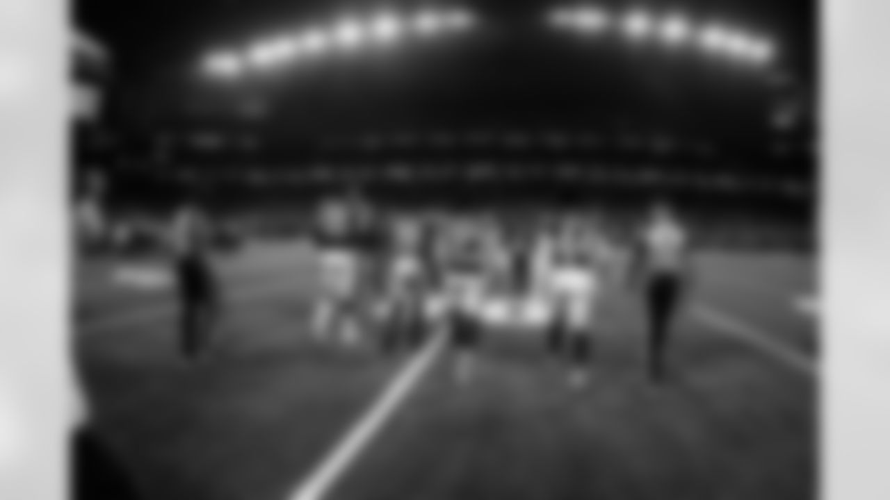 G Quenton Nelson #56, RB Jonathan Taylor #28, CB Kenny Moore II #23 and LB Zaire Franklin #44