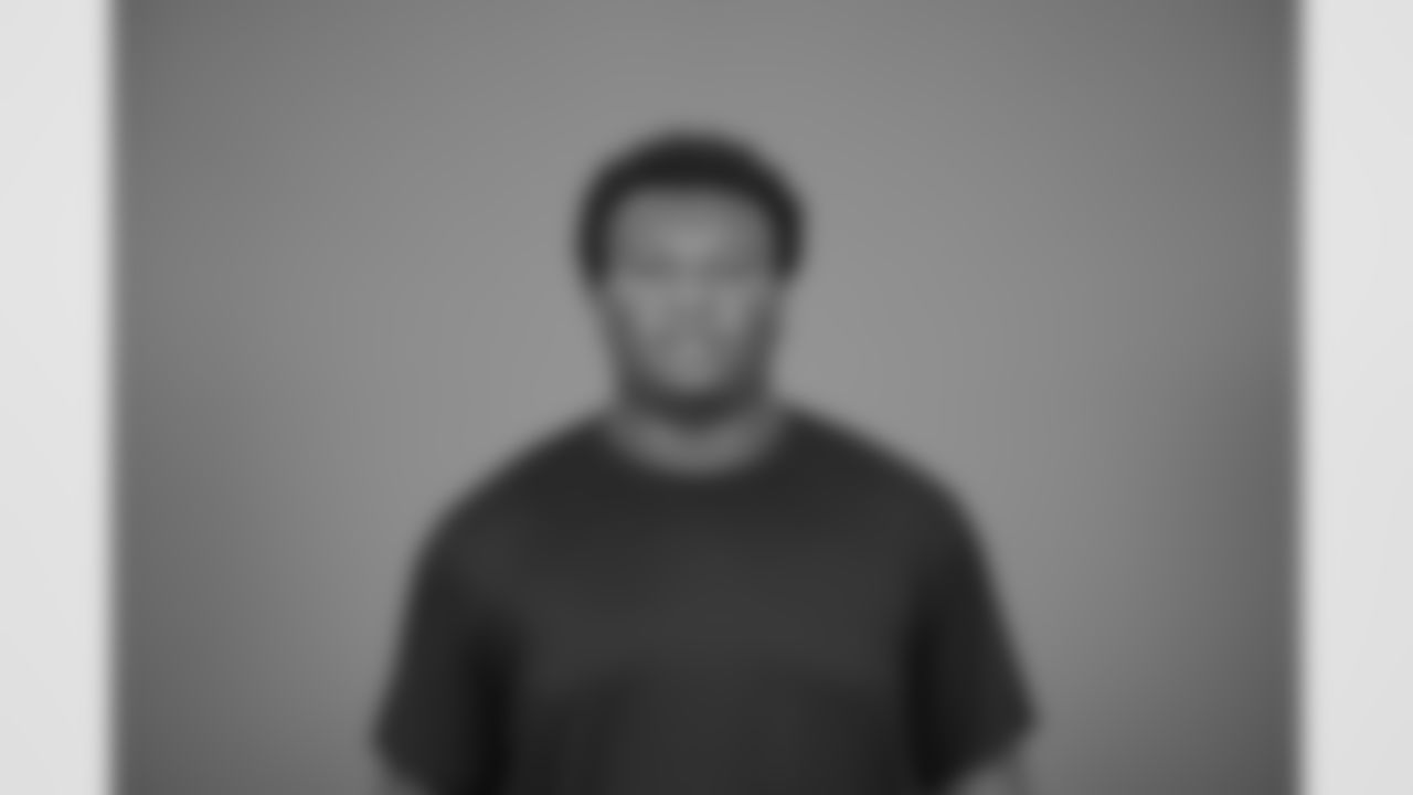 North Carolina State defensive lineman Brandon Cleveland (06) poses for a portrait at the NFL football scouting combine in Indianapolis, Tuesday, Feb. 24, 2026 (AJ Mast/AP Content Services for the NFL)