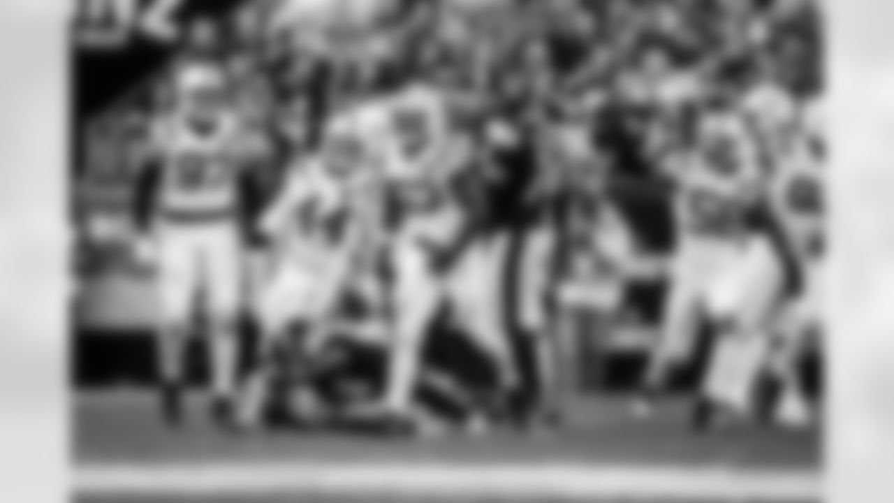 DE Laiatu Latu #97, LB Zaire Franklin #44, LB Germaine Pratt #53 and LB Austin Ajiake #58