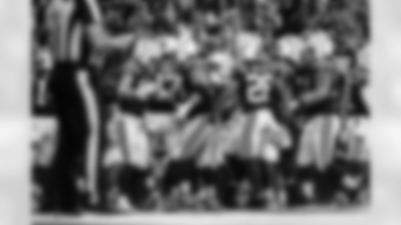 TE Tyler Warren #84, QB Daniel Jones #17, G Quenton Nelson #56, RB Jonathan Taylor #28 and T Braden Smith #72