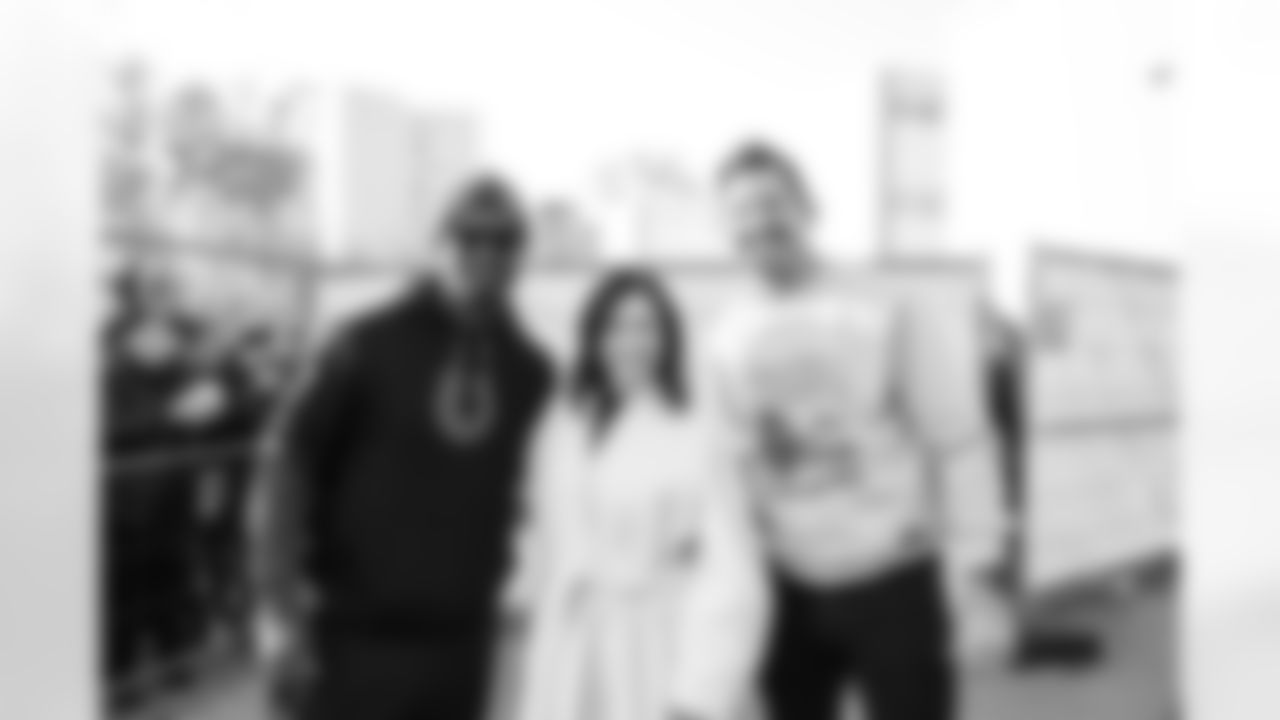 Edgerrin James, Kalen Jackson - Owner & Chief Brand Officer and President of the Indianapolis Colts Foundation and Dallas Clark