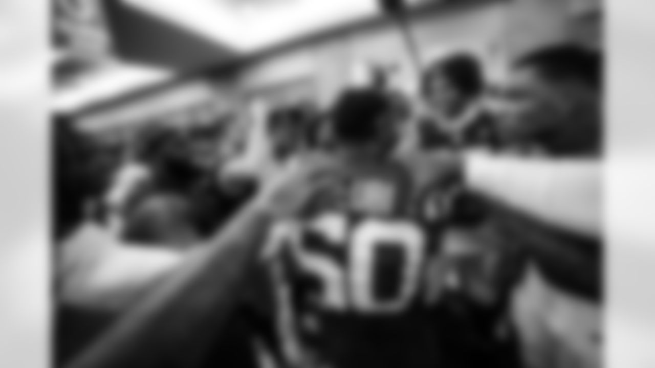 DE Samson Ebukam #52, DT Neville Gallimore #92, LB Segun Olubi #50, TE Mo Alie-Cox #81, TE Drew Ogletree #85 and QB Anthony Richardson #5
