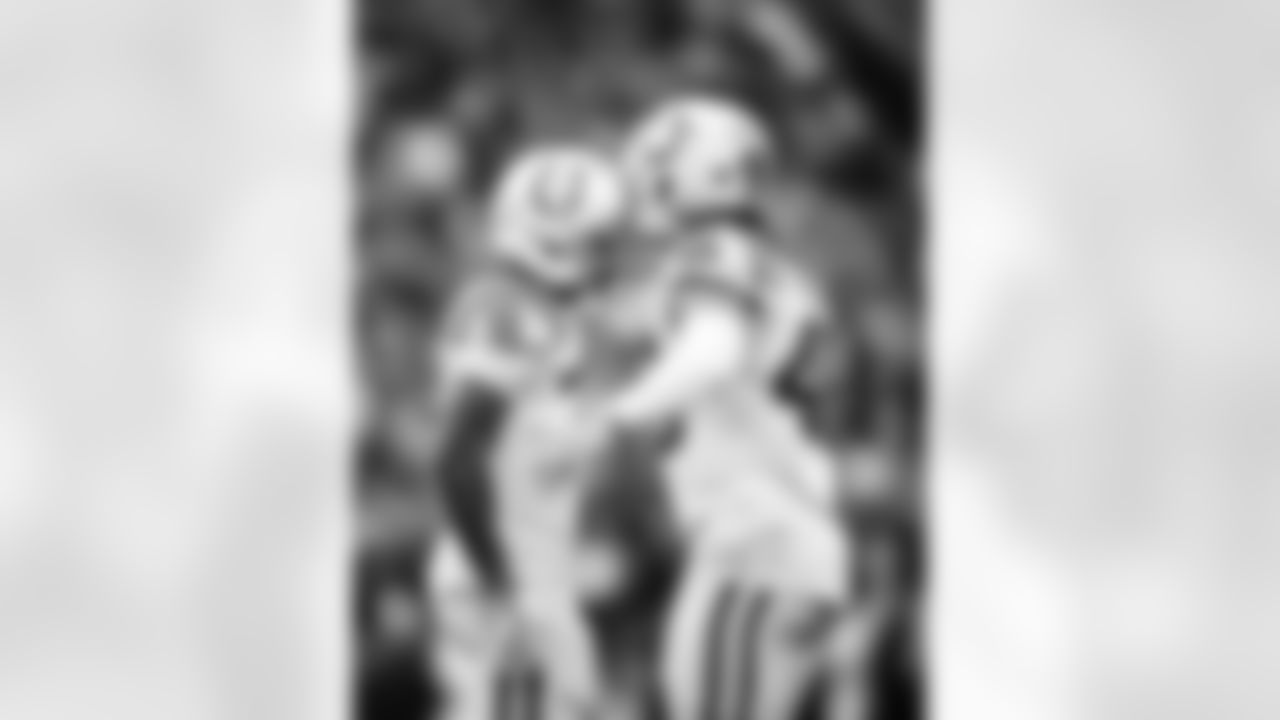 RB Tyler Goodson #31 and LS Luke Rhodes #46