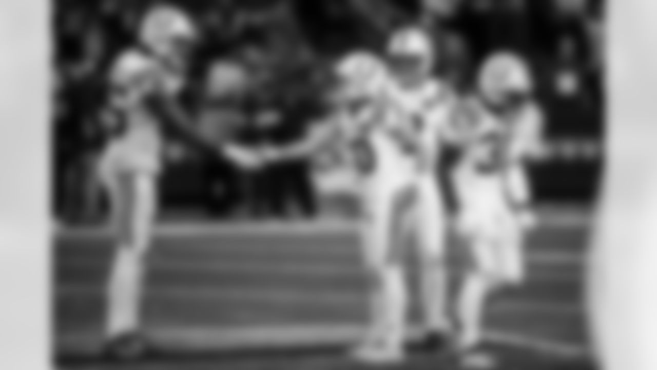 TE Drew Ogletree #85, K Blake Grupe #10, P Rigoberto Sanchez #8 and RB Tyler Goodson #31