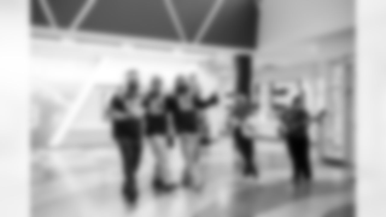 LB Austin Ajiake #58, WR Eli Pancol#83, DE Viliami Fehoko Jr.#61 and Allison B.