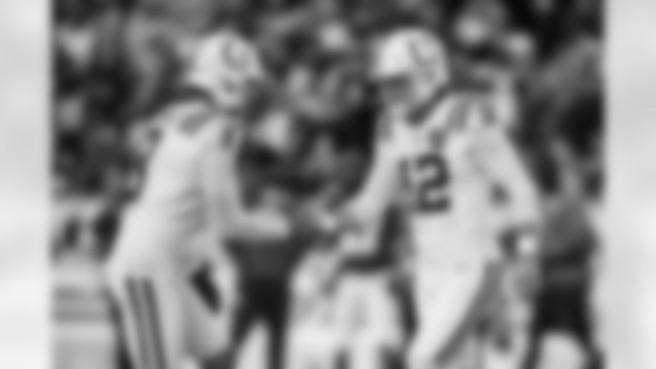 P Rigoberto Sanchez #8 and K Michael Badgley #12