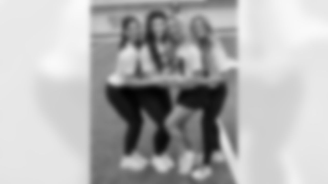 Whitney - Colts Cheer, Danae - Colts Cheer, Lexi S. and Allison - Colts Cheer