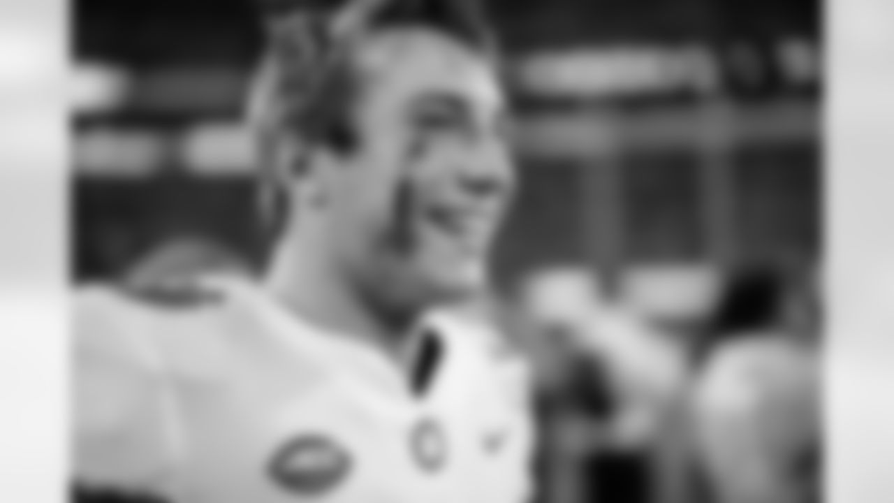 Clemson quarterback Cade Klubnik smiles after the team's win over North Carolina in the Atlantic Coast Conference championship NCAA college football game Saturday, Dec. 3, 2022, in Charlotte, N.C. (AP Photo/Jacob Kupferman)