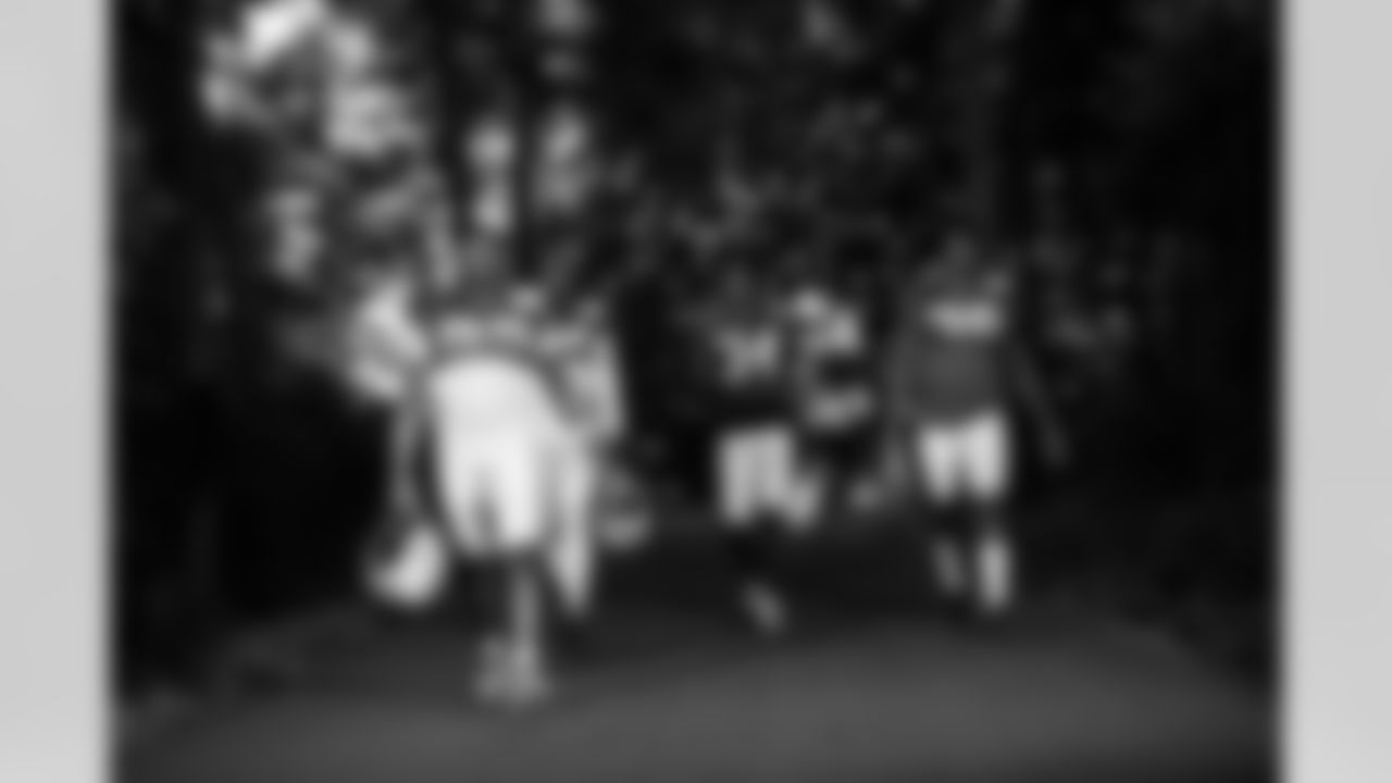 CB Samuel Womack III #33, LB Jacob Phillips #54, CB David Long Jr. #34 and CB Alex Johnson #39