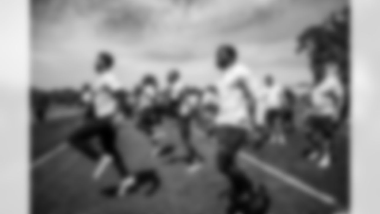 WR Michael Pittman Jr. #11, WR Ashton Dulin #16, Blayne Taylor, WR Ajou Ajou #9, T Matt Goncalves #71 and G Dalton Tucker #68