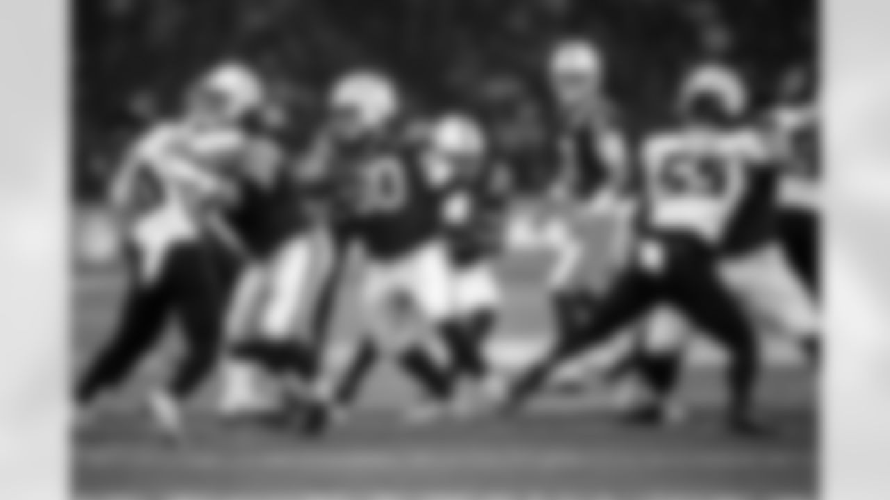 G Quenton Nelson #56, G Tanor Bortolini #60, RB Jonathan Taylor #28 and QB Daniel Jones #17