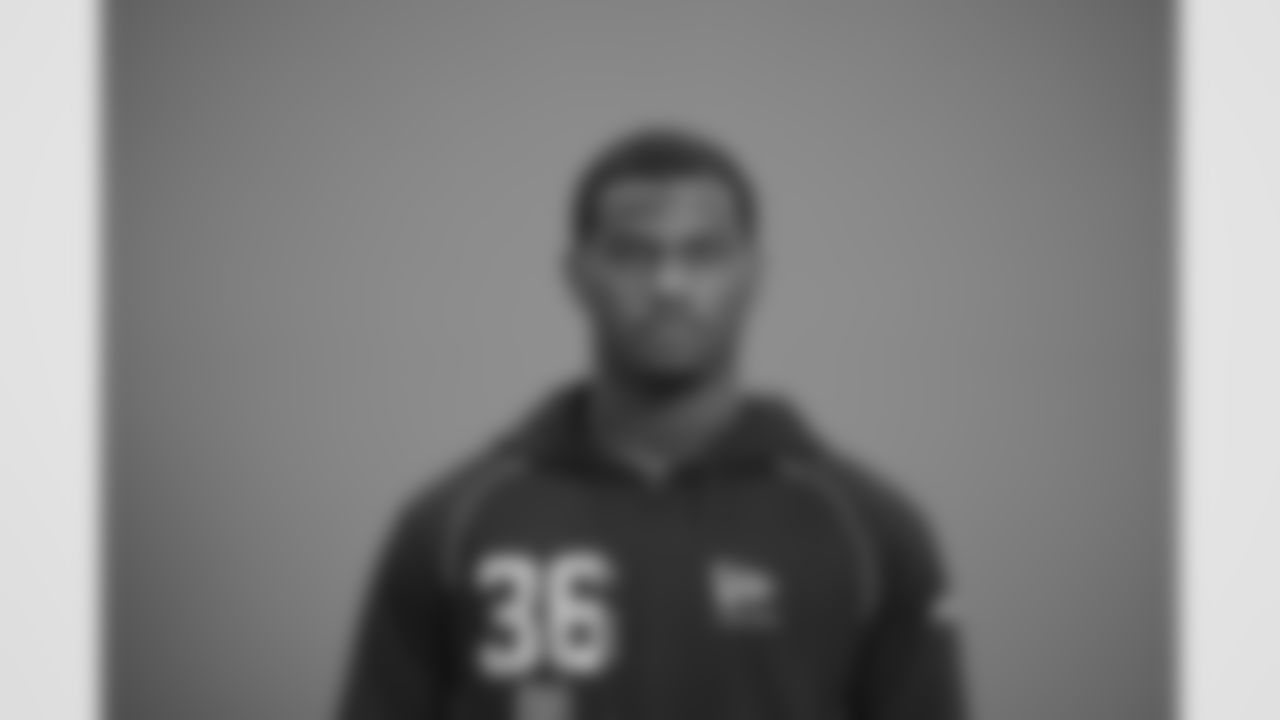 LSU defensive back A.J. Haulcy (36) poses for a portrait at the NFL football scouting combine in Indianapolis, Wednesday, Feb. 25, 2026 (AJ Mast/AP Content Services for the NFL)