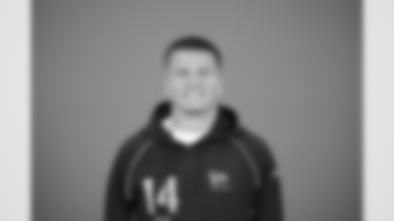 Vanderbilt quarterback Diego Pavia (14) poses for a portrait at the NFL football scouting combine in Indianapolis, Wednesday, Feb. 25, 2026 (AJ Mast/AP Content Services for the NFL)