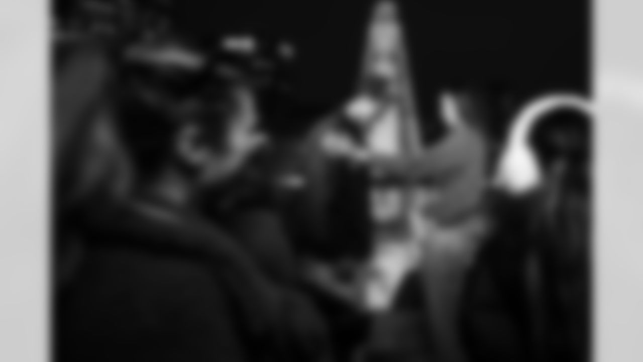 Larra Overton - Executive Producer of Colts Productions/On-Air Talent and CB Jaylon Jones #40