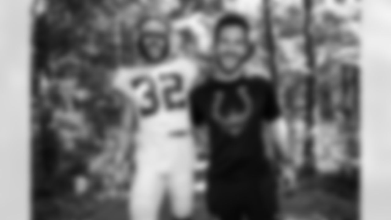 S Daniel Scott #36 and Conner Hallinan - Football Operations Assistant
