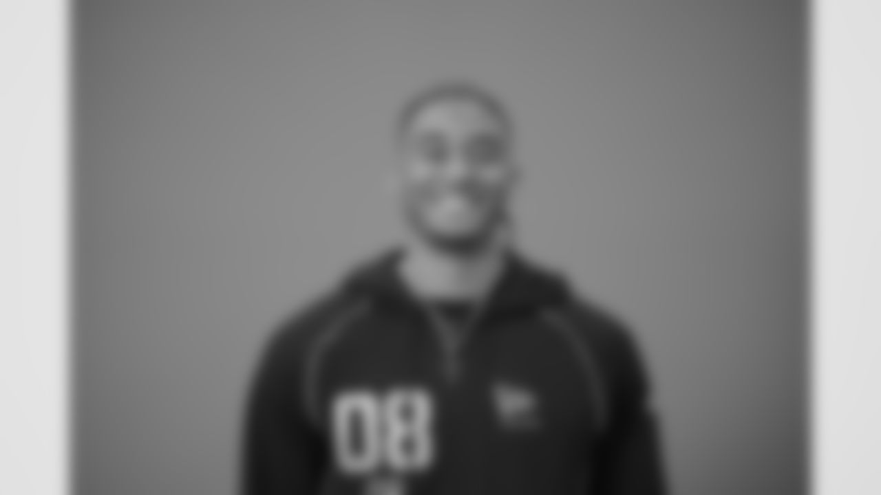 Arkansas quarterback Taylen Green (08) poses for a portrait at the NFL football scouting combine in Indianapolis, Wednesday, Feb. 25, 2026 (AJ Mast/AP Content Services for the NFL)