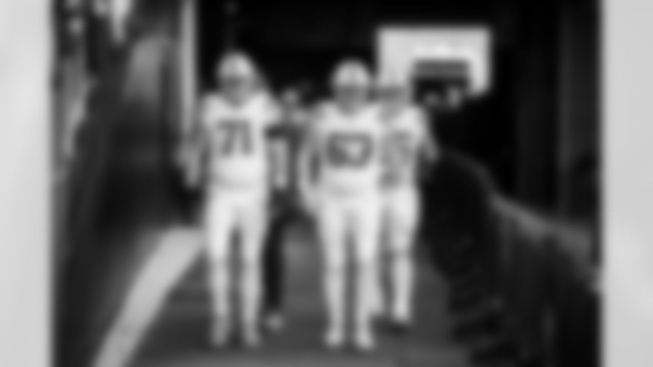 T Matt Goncalves #71, C Danny Pinter #63 and G Atonio Mafi #65