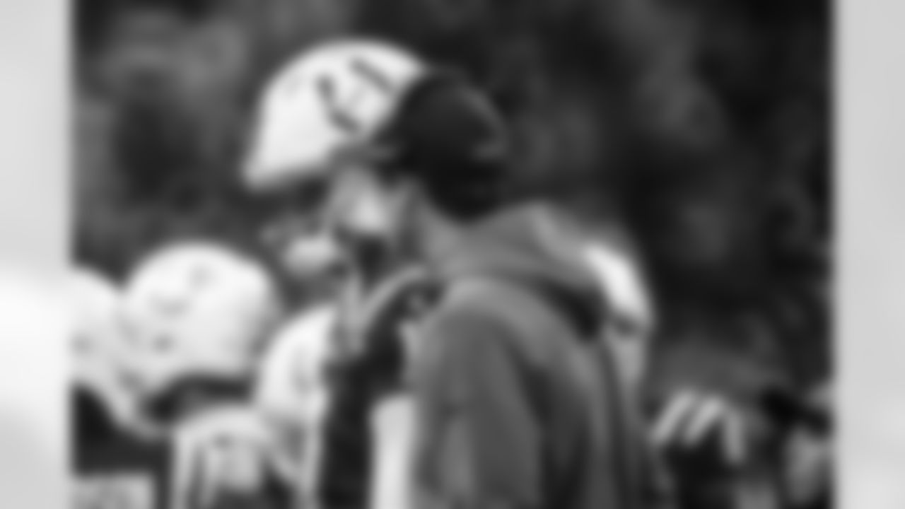 QB Daniel Jones #17 and Shane Steichen Head Coach