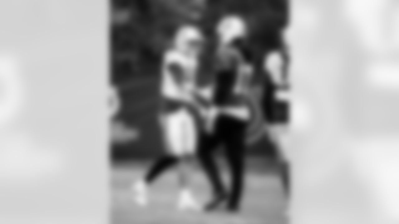 WR Alec Pierce #14 and QB Daniel Jones #17