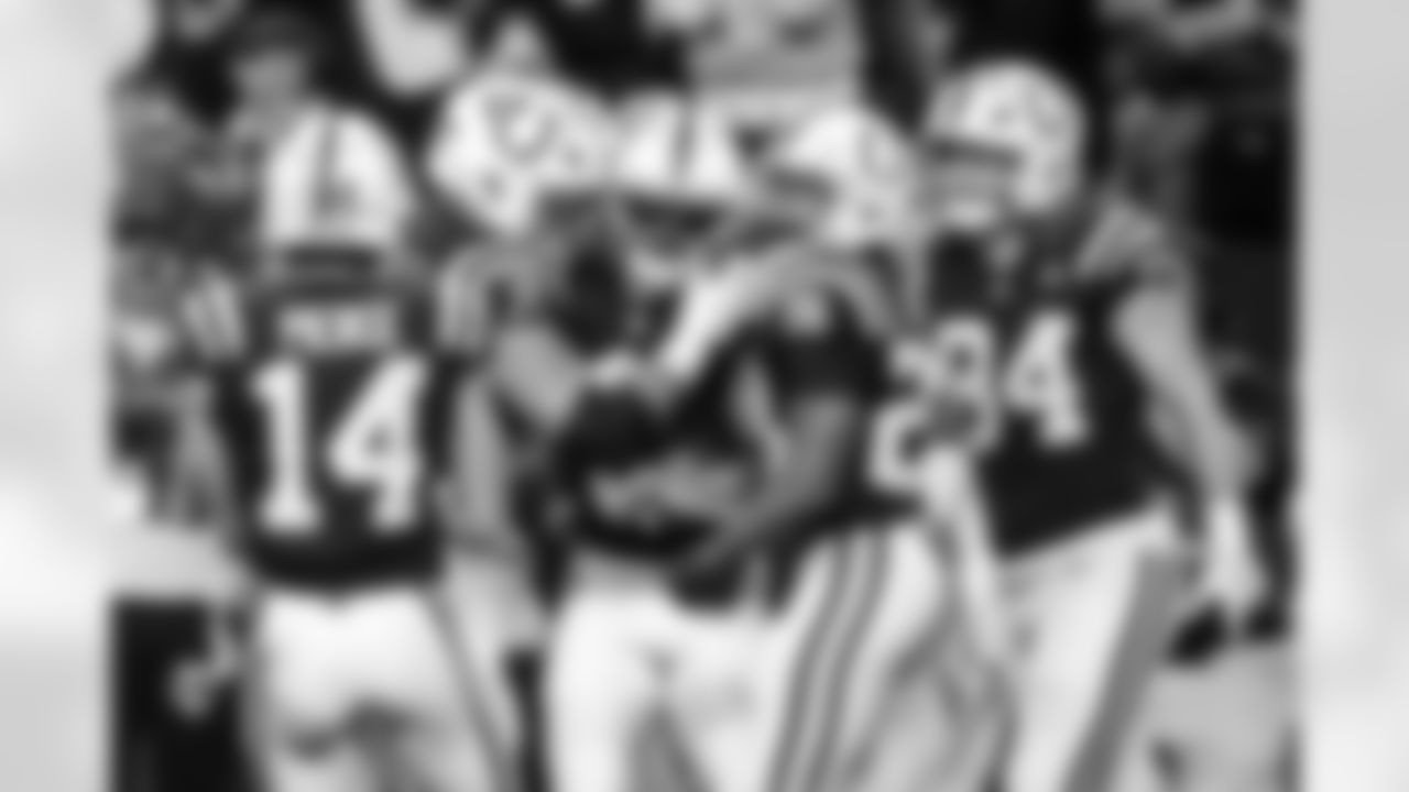 WR Alec Pierce #14, G Matt Goncalves #71, WR Michael Pittman Jr. #11, RB Jonathan Taylor #28 and TE Tyler Warren #84