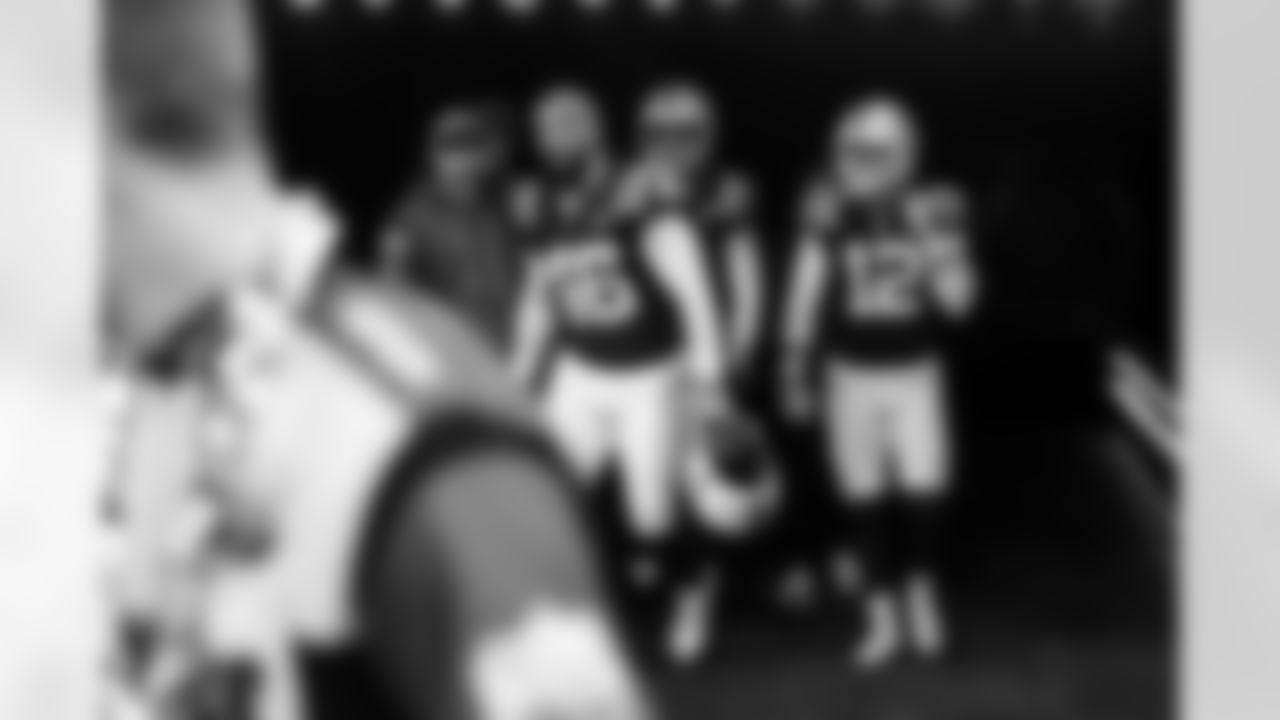 Brian Mason Special Teams Coordinator, LS Luke Rhodes #46, P Rigoberto Sanchez #8 and K Michael Badgley #12