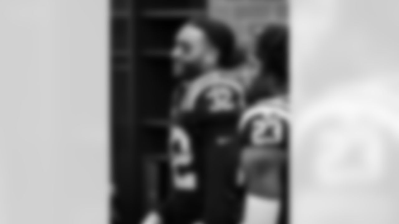 S Julian Blackmon #32 and CB Kenny Moore II #23